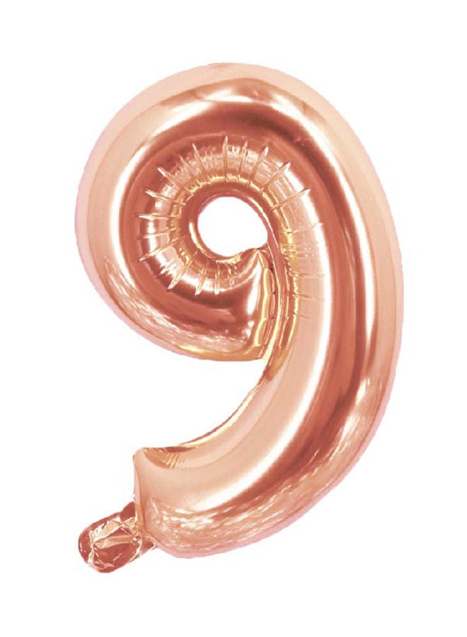 NIBEMINENT 9 Number Decorative Foil Balloon 16inch 