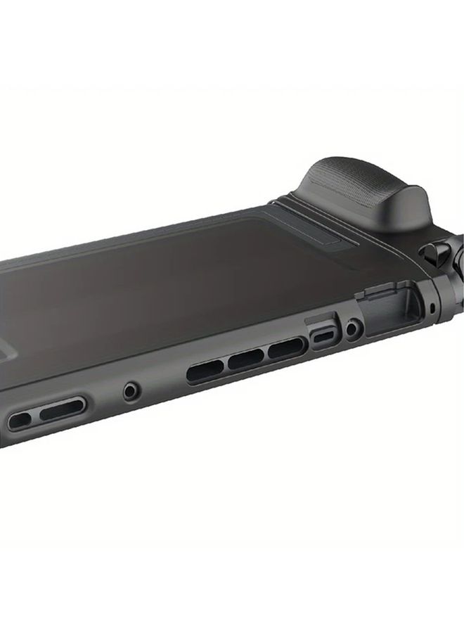 غطاء مقبض إرغونومي أسود من TPU مع حامل واقي لحالة Switch 2 - Image 4