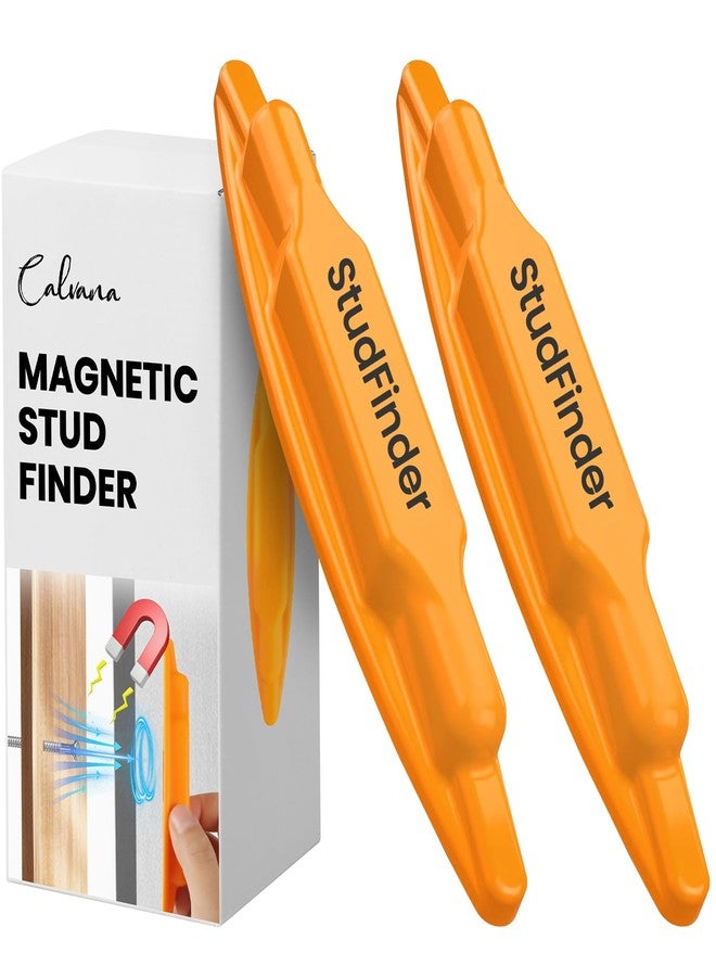 Calvana (2-Pack) Calvana Magnetic Stud Finder Wall Scanner, Stud Finder Magnet, Wall Detector Scanner, Compatible with All Drywall Construction, No Batteries Required, Wall-Friendly Construction，Easy to Use - Image 1