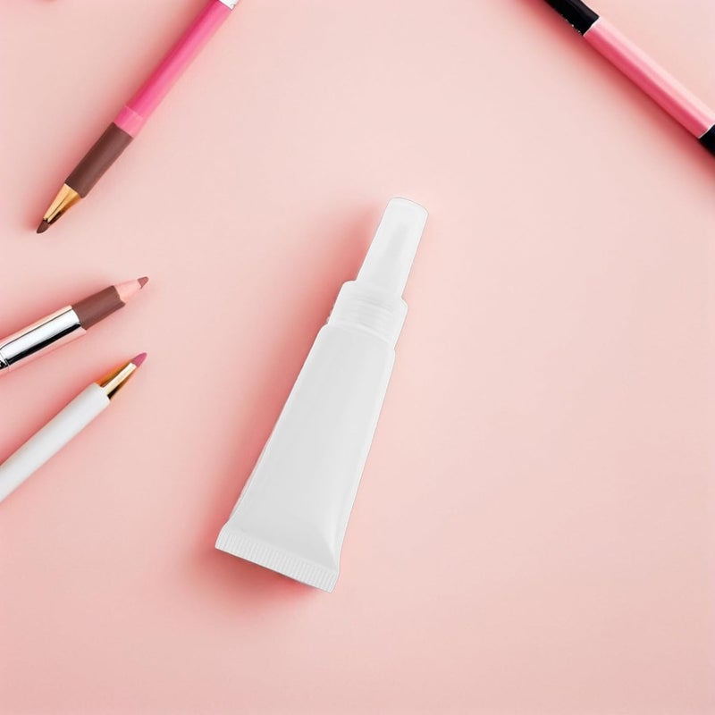 GALPADA 5pcs Empty Lip Gloss Tubes - 10ml Soft Squeezable Refillable Lipstick Cosmetic Container for DIY Lip Gloss Balm Makeup Toiletries - Image 3