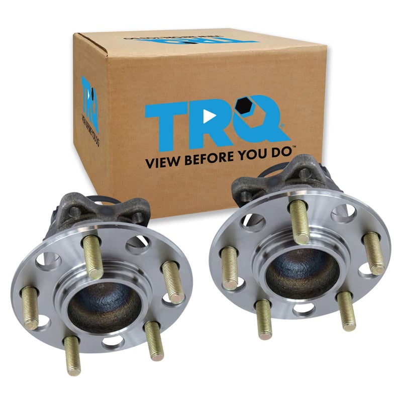 TRQ 2 Piece Rear Wheel Bearing Hub Assembly Set with ABS Sensor Compatible with 20152019 Hyundai Sonata 20162021 Tucson 20192022 Veloster N 20172020 Kia Cadenza 20162020 Optima 20172021 Sport