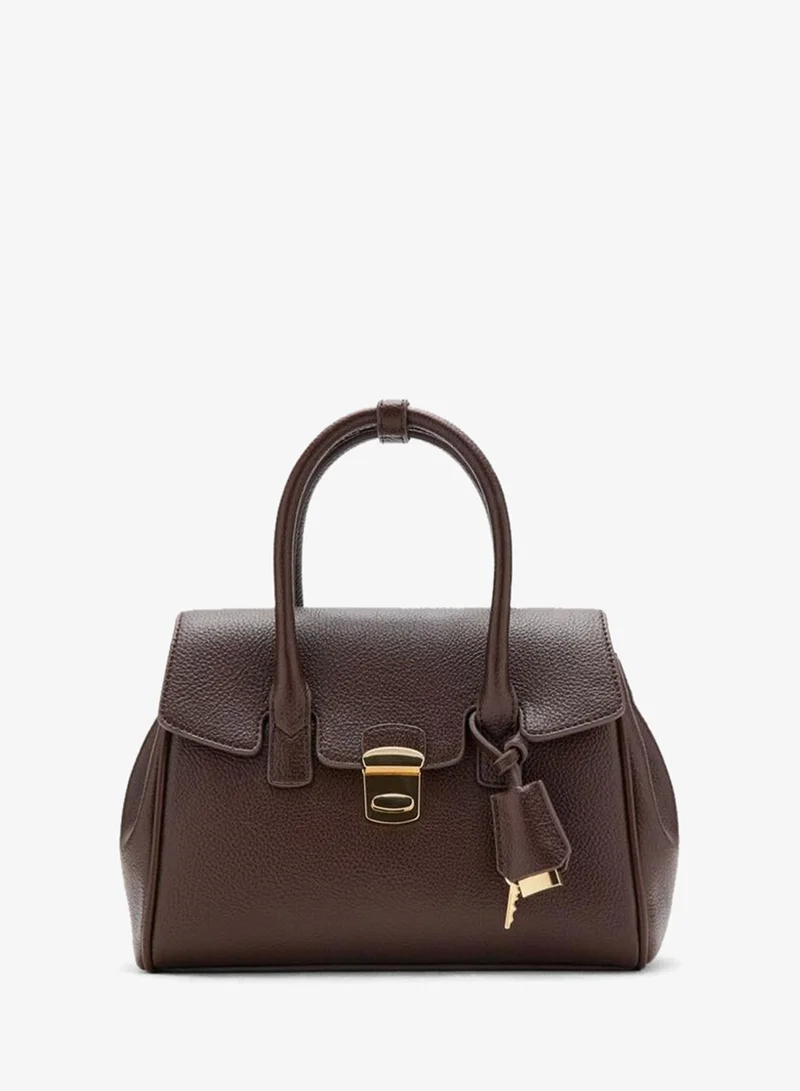 مانجو Medium city handbag with flap