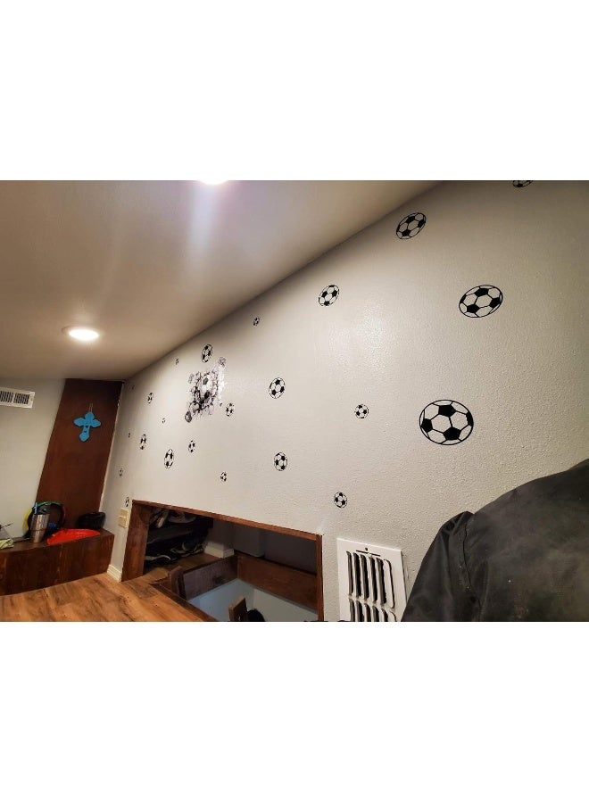 SITAKE 43 Pcs Football Stickers for Boys Room, Vinyl Wall Art for Bedroom Playroom Living Room Window Door Decoration - Image 5