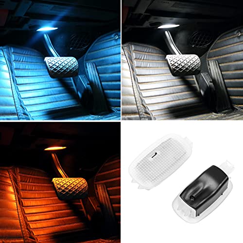Jaronx Compatible with Mercedes Benz Ambient Lights for C Class W204/E W212/S Class W221, Three Colors LED Ambient Lighting Interior Lights for Footwell Lamp, Trunk Lamp, Make-up Mirror Lighting - Image 2