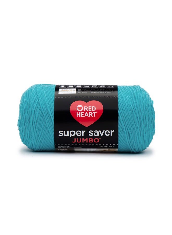 RED HEART Super Saver Jumbo Yarn, Turqua - Image 1