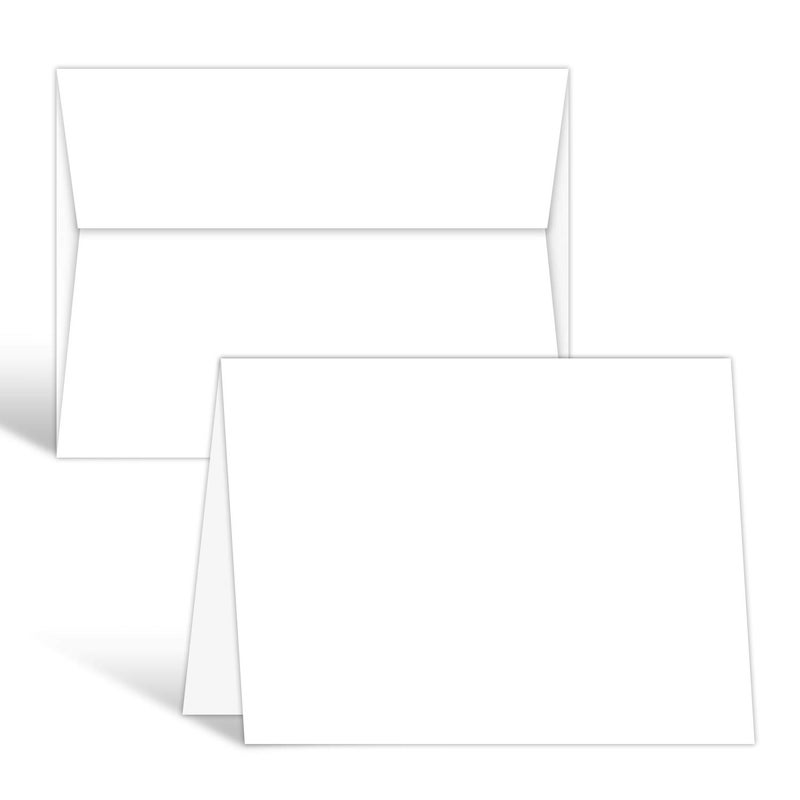 S Superfine Printing Greeting Cards Set â€“ 4.5" x 6" Blank White Cardstock and Envelopes â€“ Great for Business, Holidays, Wedding Invitations, Birthdays, Graduations, Baby and Bridal Showers, All Occasion â€“ Bulk Set of 40 - Image 1