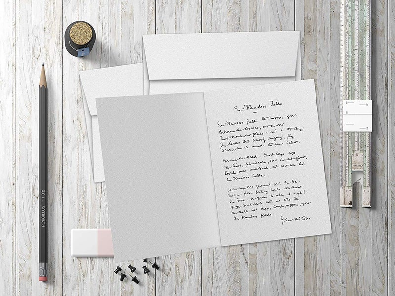 S Superfine Printing Greeting Cards Set â€“ 4.5" x 6" Blank White Cardstock and Envelopes â€“ Great for Business, Holidays, Wedding Invitations, Birthdays, Graduations, Baby and Bridal Showers, All Occasion â€“ Bulk Set of 40 - Image 5