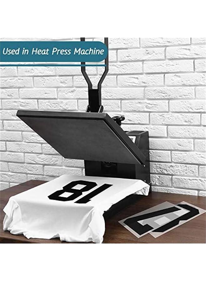 Arabest 22 Pieces Iron on Numbers T Shirt Heat Transfer 0 to 9 Jersey Numbers for Team Uniform Sports(5 Inch)  - Image 5