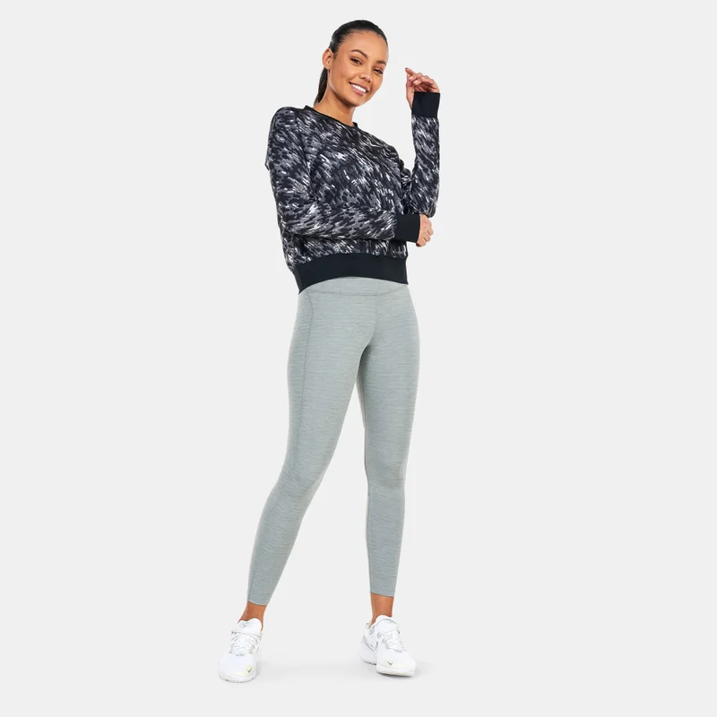 Nike Grey Women's Epic Fast Mid-Rise Running Leggings for Women | Best Price UAE