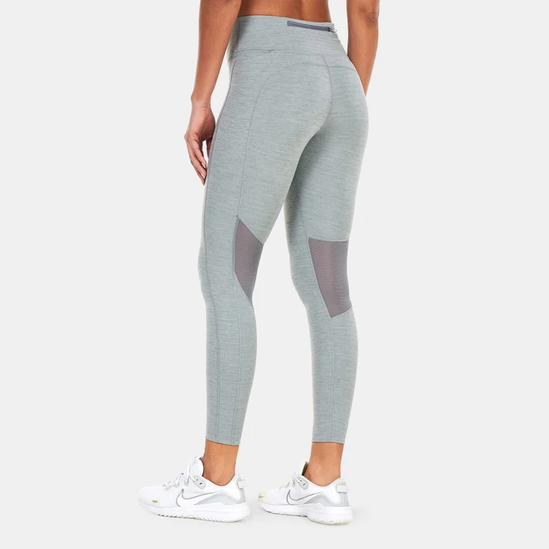 Nike Grey Women's Epic Fast Mid-Rise Running Leggings for Women | Best Price UAE
