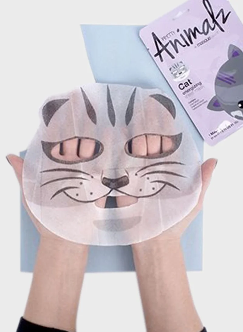 masque Bar Pretty Animalz Cat Energizing Sheet Mask 21ml