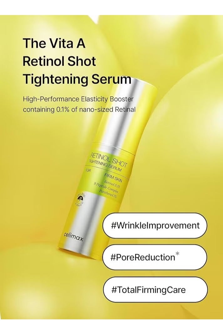 سيليماكس سيروم سيليماكس ذا فيتا أ ريتينول شوت لشد البشرة | مع ريتينول فيتامين أ النقي، وببتيد، ومُقلل للمسام، ومُضاد للتجاعيد والخطوط الدقيقة، لبشرة مشدودة، 30 مل - Image 4
