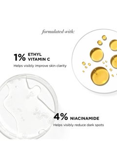 IT COSMETICS IT Cosmetics Bye Bye Dark Spots 4% Niacinamide Serum - Visibly Reduces Dark Spots & Improves Skin Clarity In 8 Weeks - Facial Serum with 1% Ethyl Vitamin C - For All Skin Types - 1 Fl. Oz  - Image 4