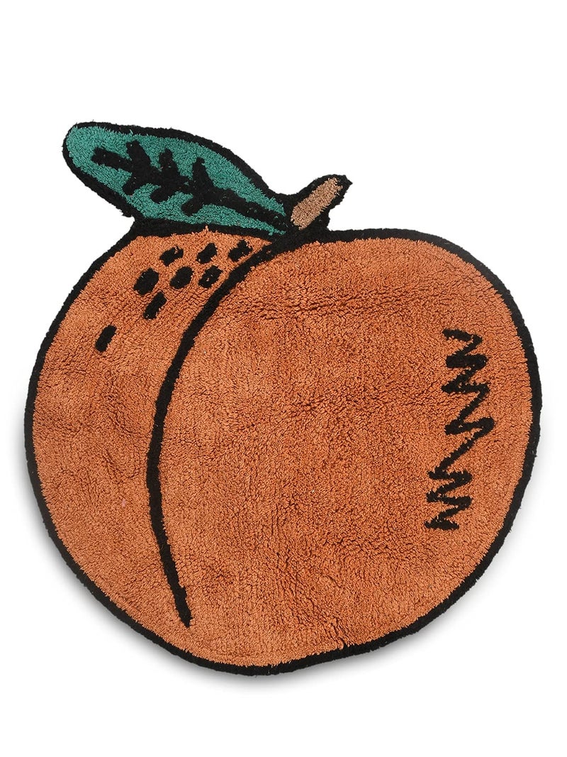 SASHAA WORLD Different Shapes of Bathmat (Pack of 1, Peachy) - Image 4