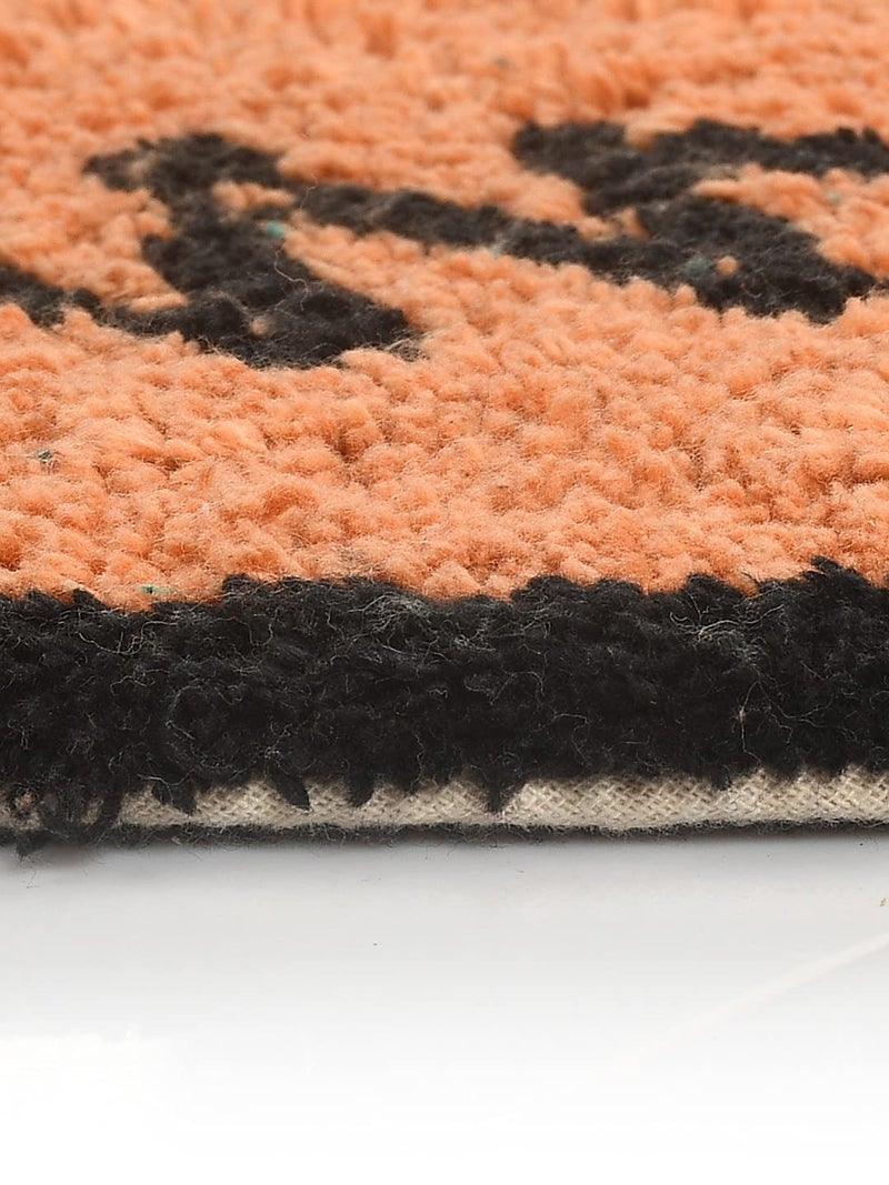 SASHAA WORLD Different Shapes of Bathmat (Pack of 1, Peachy) - Image 2