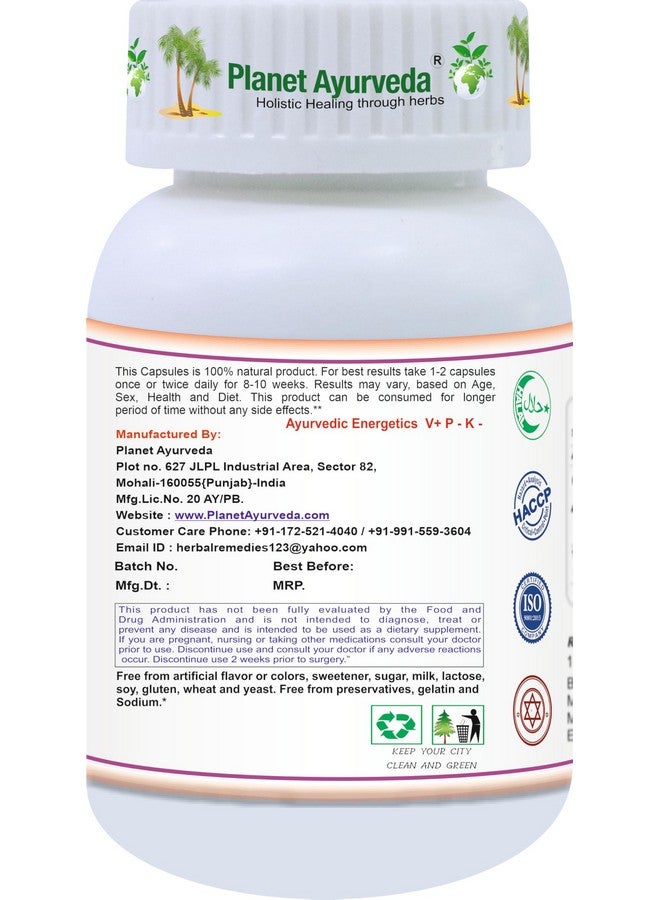 Planet Ayurveda Crab Curcumin 95% Capsules, 60 Capsules - Image 2