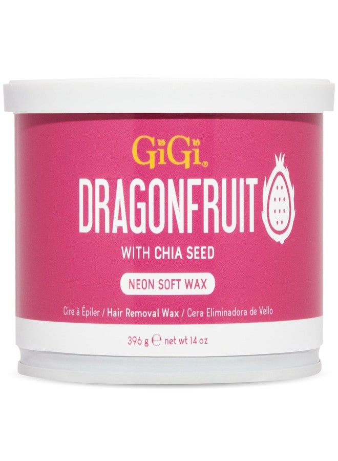 Gigi Neon Soft Wax, Dragonfruit – Hair Removal Wax for Sensitive Skin & Body, Salon & At-Home Waxing for Women, 14 Oz - Image 1