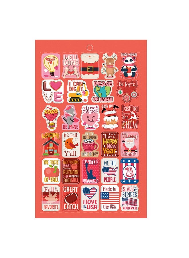 EUREKA Seasons & Holidays Scented Stickerbook 232 Stickers - Image 4