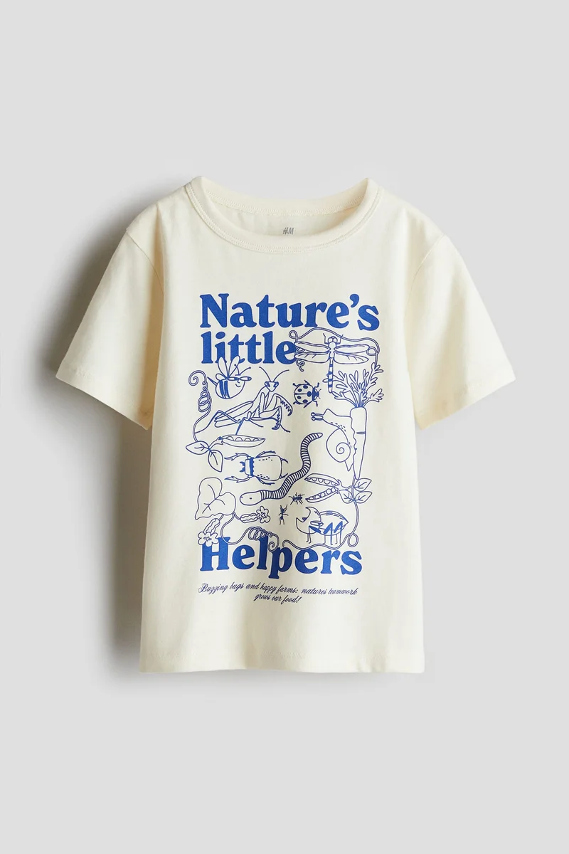 H&M Printed Cotton T-Shirt