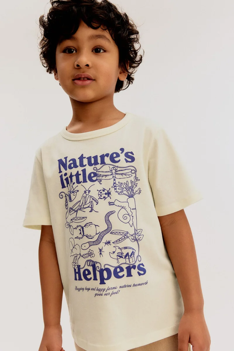 H&M Printed Cotton T-Shirt