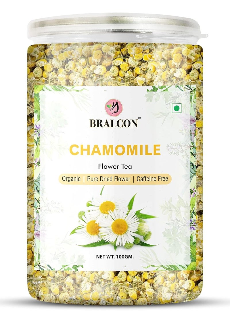 BRALCON Organic Chamomile Flower Tea - 100 Gm | - Image 1