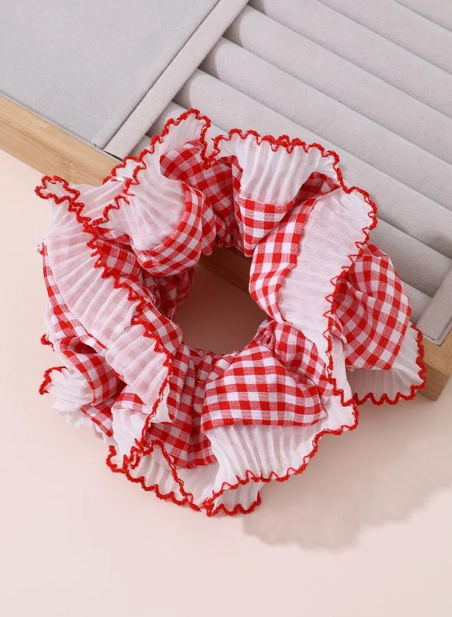 Take Two Plaid Hair Scrunchie
