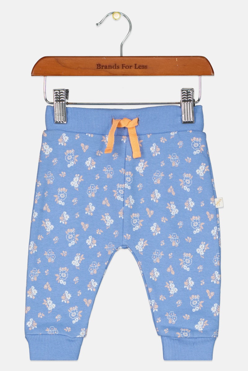 Hamleys Toddlers Girl Floral Print Sweatpants, Multicolor - Image 3