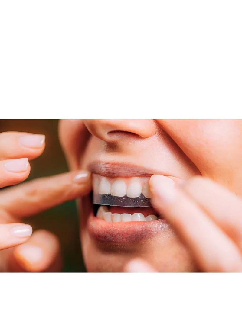WELZIAD - Tooth Whitening Strips Mint Flavour Box of 14 pieces and Free Tooth Wipes - Image 1
