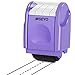 Miseyo Dashed Handwriting Lines Practice Roller StampSelfInking Line Rolling Stamps for Kids Writing Purple - Image 3