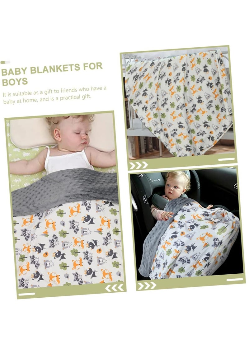 general 75*100CMBeanie Blanket Blankets for Home Blanket Quilt Blankets for Boys Newborn Blanket Supplies Receiving Blanket Blanket - Image 5