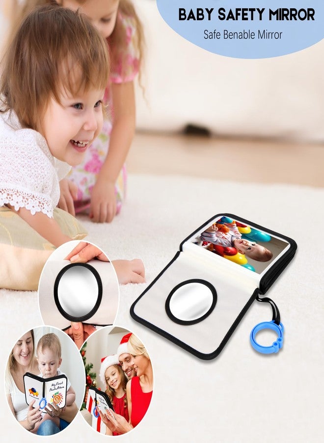Niselity Baby's My First Family Album Holds 21 4x6 Photos, Baby Sun Photo Album Soft Cloth Family Book,My First Photo Book for Baby or Toddlers,Cute Book Gift for Babies Shower Newborns Family Photos（Black） - Image 3