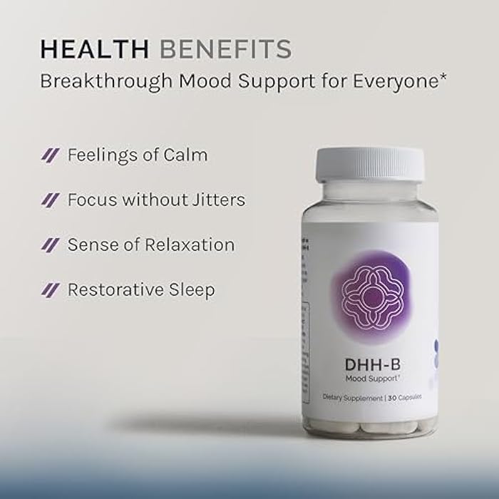 InfiniWell DHH-B Mood Support Supplement - 20x More Potent Than Standard Magnolia Bark Extract - Promote Relaxation, Calm, Cognitive Clarity & a Healthy REM Sleep Cycle (30 Capsules) - Image 2