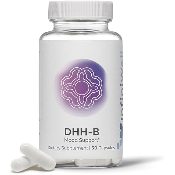 InfiniWell DHH-B Mood Support Supplement - 20x More Potent Than Standard Magnolia Bark Extract - Promote Relaxation, Calm, Cognitive Clarity & a Healthy REM Sleep Cycle (30 Capsules) - Image 1