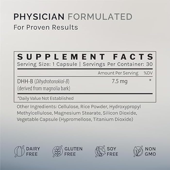 InfiniWell DHH-B Mood Support Supplement - 20x More Potent Than Standard Magnolia Bark Extract - Promote Relaxation, Calm, Cognitive Clarity & a Healthy REM Sleep Cycle (30 Capsules) - Image 5