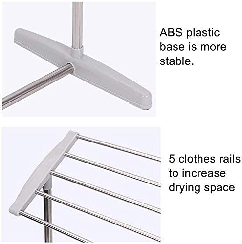 2V BROTHERS 2V BROTHERS Multi Functional Mobile Towel Rack FloorStanding Room Save Space Cloth Rack for Drying Holder Holder Kitchen Bathroom or Pantry Area etc  - Image 4