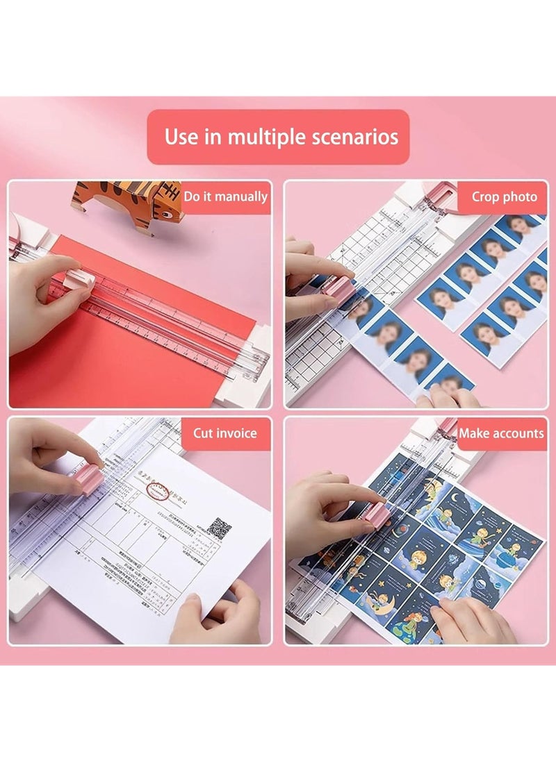 Oasisgalore - 4-In-1 Paper Cutter With Straight, Wavy, Dotted, Perforated And Wrinkled Paper Cutter - Image 1