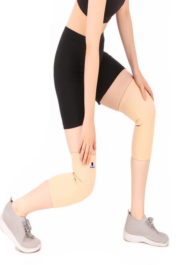 beltwala أكمام دعم الركبة من بيلتوالا (مقاس XXL) - ضغط ممتاز ودعم فعال للركض والتمارين الرياضية، وتخفيف آلام المفاصل الرياضية، والتهاب المفاصل، والتعافي من الإصابات للرجال والنساء - Image 2