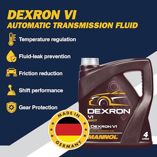MANNOL 8207 DEXRON VI ATF FULLY SYNTHETIC AUTOMATIC TRANSMISSION FLUID GERMAN IMPORT (4 L) - Image 3
