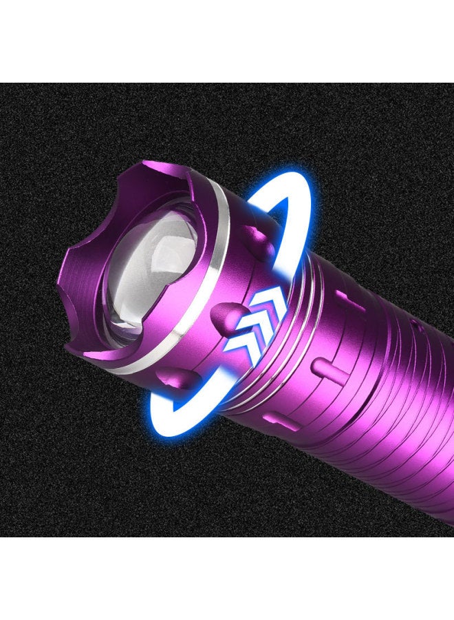 2024 Night Fishing Lights High-power Night Fishing Special Blue Light Long Endurance Type-c Charging Fishing Flashlight-Color:Standard For 10W Four Light Sources: Lamp Charging Cable Package Box: Strong Light Endurance Over 8 Hours - Image 4