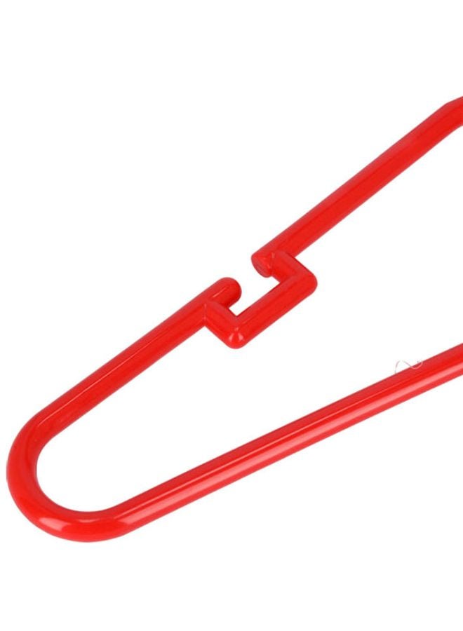 Royalford 5-Piece Plastic Hanger Red 42cm - Image 4