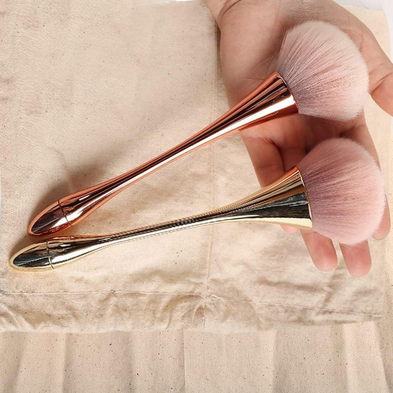 Ruby Face Nail Art Brush, Soft Nail Art Dust Remover Brush Long Handle Manicure Nail Art Tools for Acrylic or Makeup Powder Blush Brushes - Image 5
