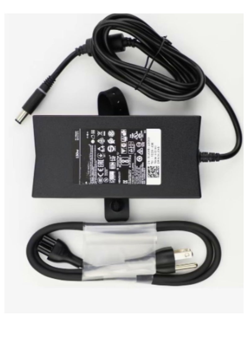 Terabyte 19.5V 6.7A 130W Dell Inspiron 7720, 8500, 8600, 9100, 9300 Series 0M55GJ, 0VJCH5,LA130PM121 Laptop Power Replacement Adapter - Image 1