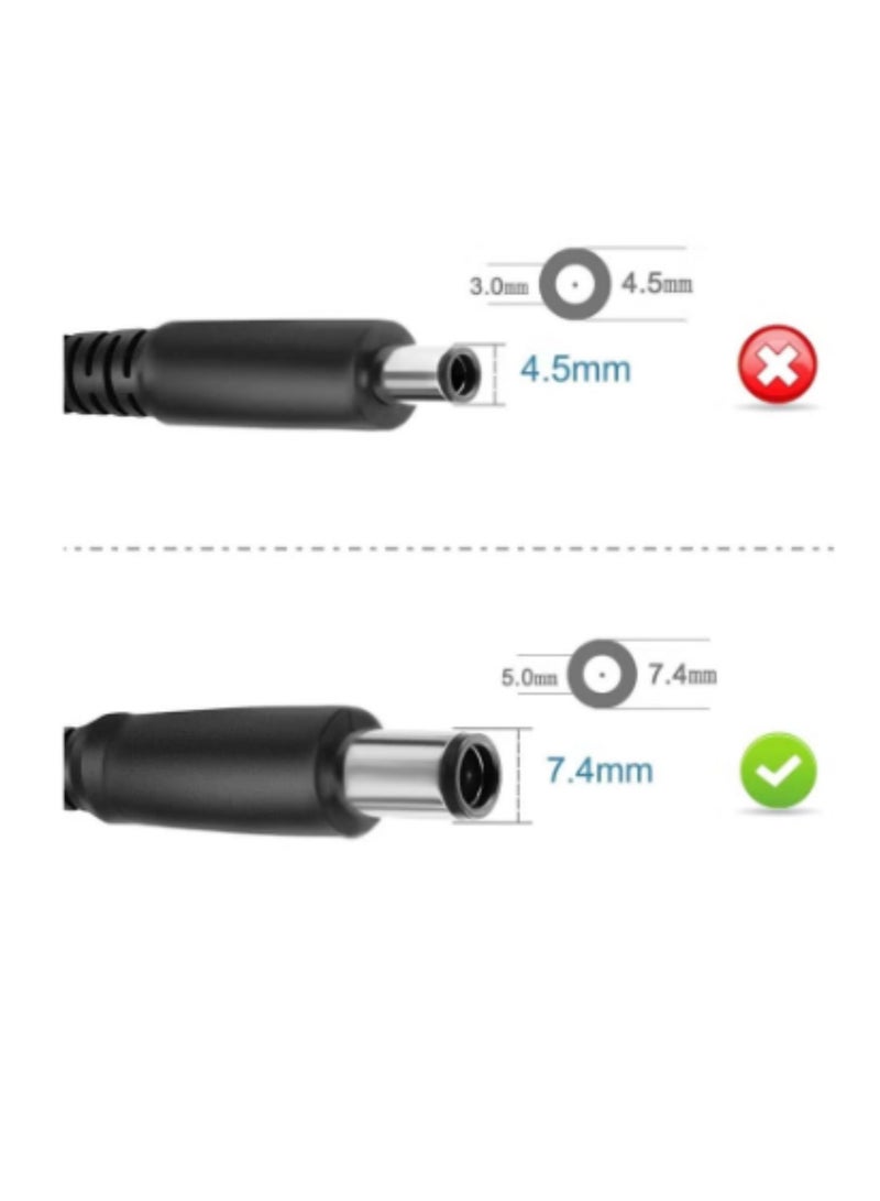 Terabyte 19.5V 6.7A 130W Dell Inspiron 7720, 8500, 8600, 9100, 9300 Series 0M55GJ, 0VJCH5,LA130PM121 Laptop Power Replacement Adapter - Image 2