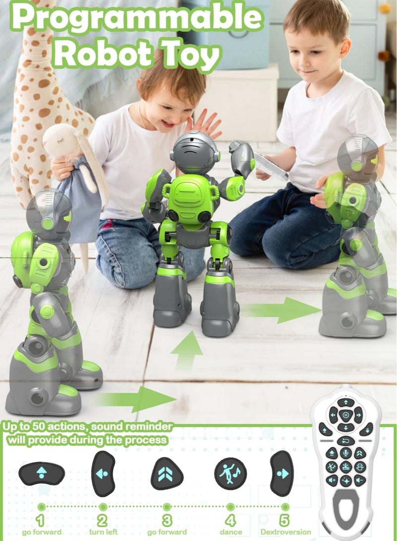 SOLARAE Kids Smart RC AI Robot, Boy RC Gesture Sensing Toy, Remote Control Smart Robot for Age 3 to 8 Year Old Boys Girls Birthday Gift Present - Image 4