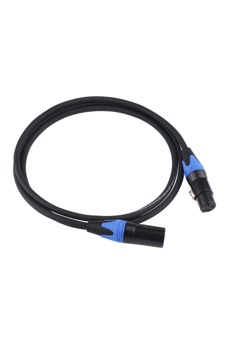 2m black Xlr Cable Male to Female High Quailty 3Pin Audio Lines To Interconnection WithMicrophone Mu