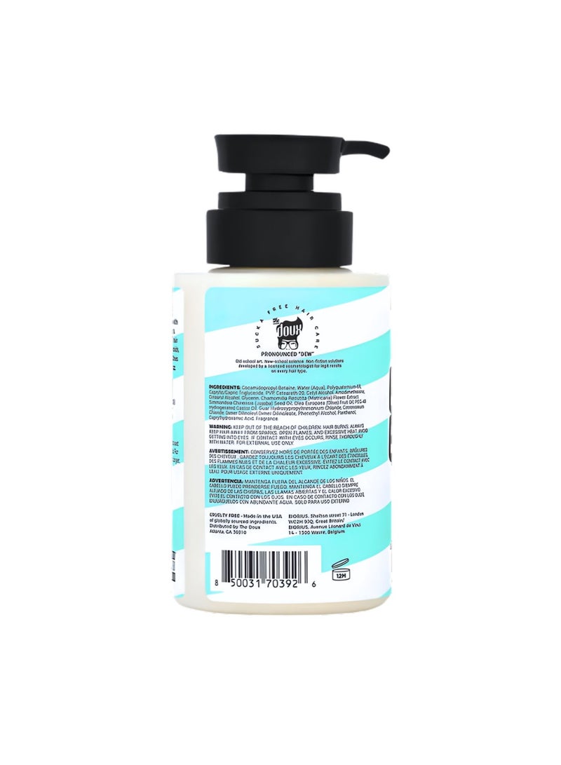 THE DOUX Bonita bubble balm foaming pomade soft hold cream-to-mousse Styler for curly & textured hair, sulfate & paraben free (8 fl oz.) - Image 4