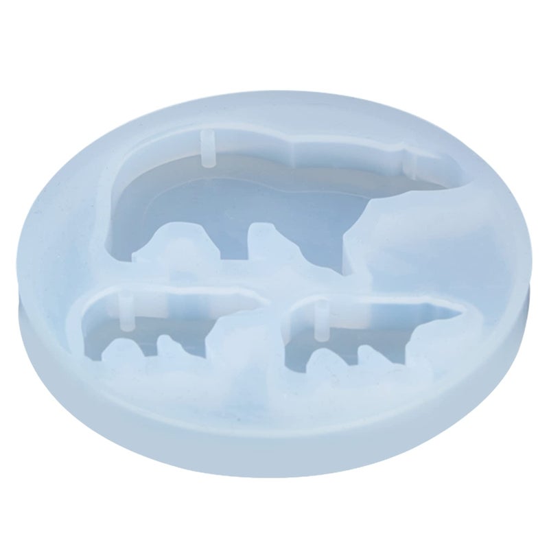 Artool NOLAAI ARTOOL Polar Bear Shape Resin Art Mold Creative DIY Multipurpose Keychain Pendant Making Silicone Mold Epoxy Resin Art Mould Set of 1 (C62) - Image 3