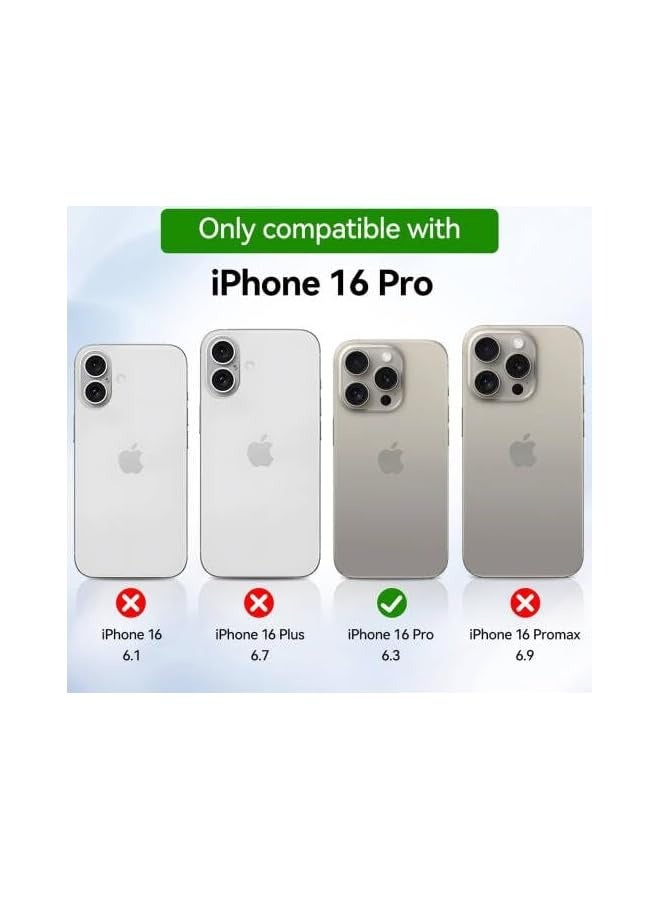 PROMASS IPhone 16 Pro 6.3'' Matte Screen Protector, 2 Pack, Full Coverage Tempered Glass, Anti-Glare, Anti-Fingerprint (iPhone 16 Pro 6.3) - Image 2