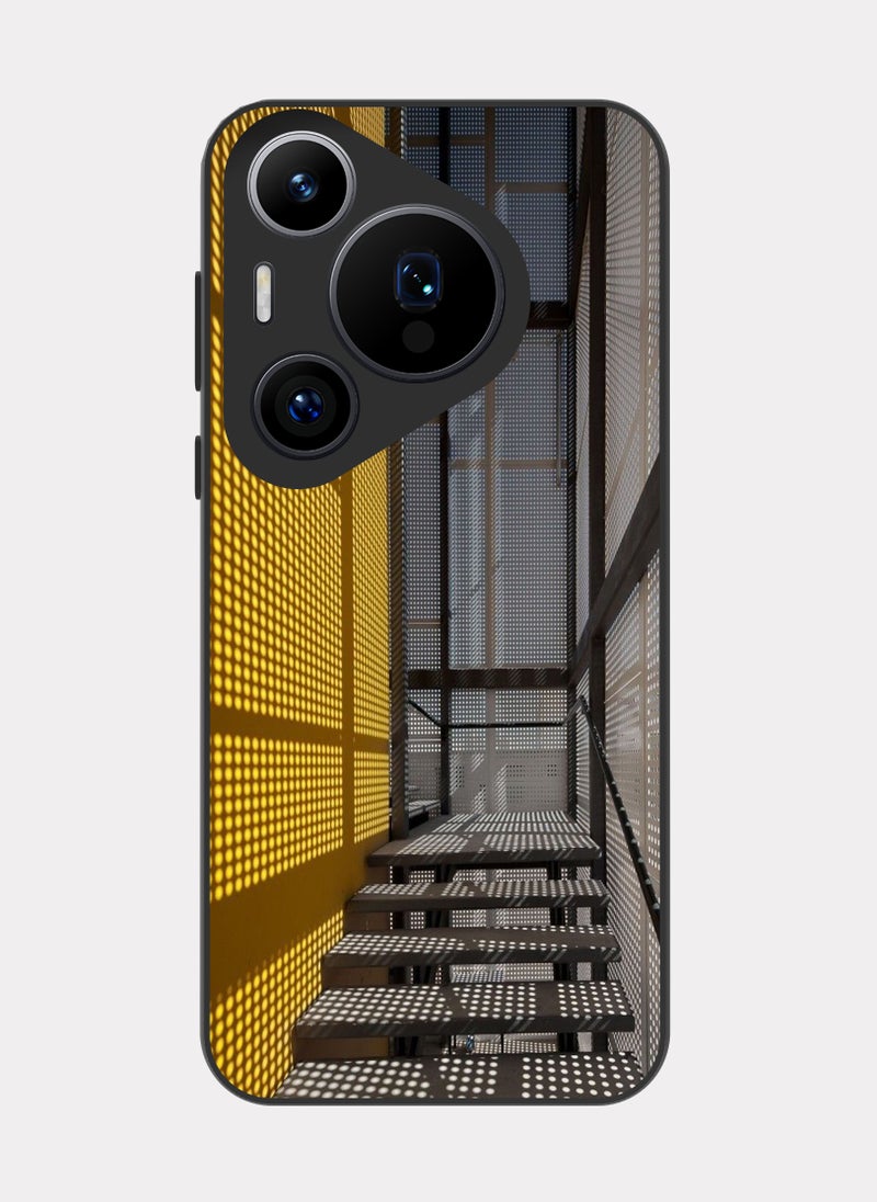 بكسلات كفر هواوي بيورا 70 برو تصميم معماري اصفر - Image 1