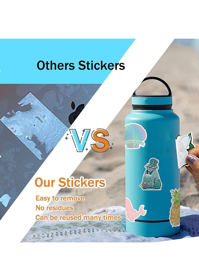 NIBEMINENT Cute Stickers for Water Bottles, 100PCS Vinyl Waterproof Aesthetic, Cool Car Skateboard Laptop Hard Hat Suitcase, Perfect Gifts Kids, Teens, Adults - Image 3
